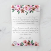 世界に一つだけの写真とメッセージで、素敵な母の日のおばへのカードをカスタマイズ シーズンカード (内部)