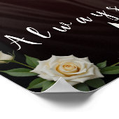 世界に一つだけの写真と名前 | 彼への特別なギフト ポスター (角)