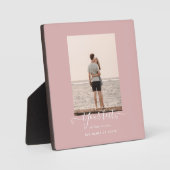 世界に一つだけの写真ギフト - 家族 友達 新婚夫婦への特別なプレゼント フォトプラーク (正面)