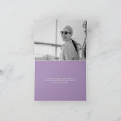 世界に一つだけの写真付き葬儀お礼カード サンキューカード (内部)