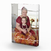 世界に一つだけの写真　愛するばあばへ フォトブロック (右)