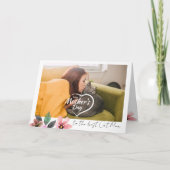 世界に一つだけの写真 花いっぱい ハッピー マザーズデー ベスト キャット ママ シーズンカード (正面)