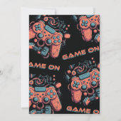 世界に一つだけの子供の誕生日パーティー招待状 招待状 (裏面)