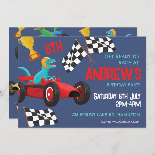 世界に一つだけの子供の誕生日パーティー招待状 招待状 (正面/裏面)