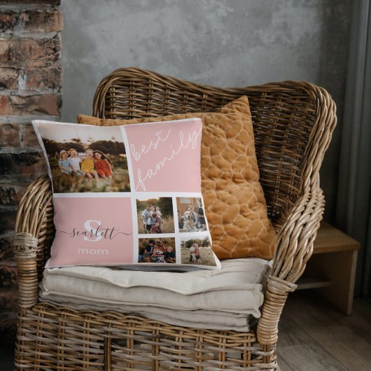 世界に一つだけの家族写真 & 家族の名言 クッション