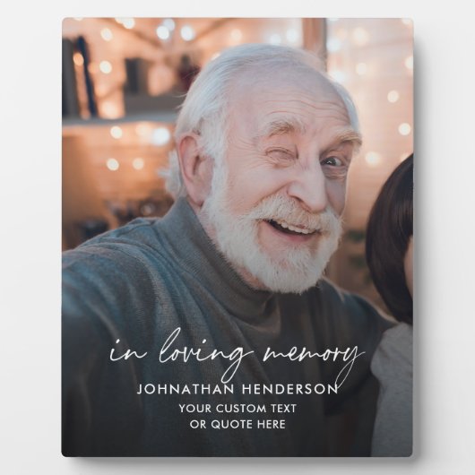 世界に一つだけの愛する記憶の写真 フォトプラーク (正面)