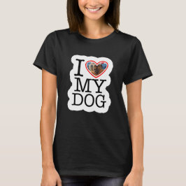 世界に一つだけの愛犬フォトTシャツ Tシャツ