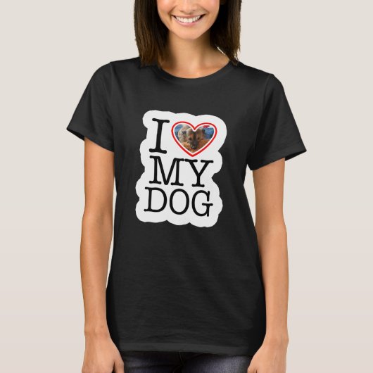世界に一つだけの愛犬フォトTシャツ Tシャツ (正面)