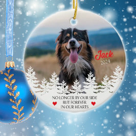 世界に一つだけの愛犬メモリアルクリスマスオーナメント セラミックオーナメント