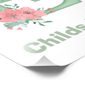 世界に一つだけの水彩画　アルファベットのE　写真プリント フォトプリント            (角)