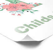 世界に一つだけの水彩筆文字アルファベット「I」写真プリント フォトプリント            (角)