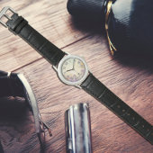 世界に一つだけの水彩花柄 メンズ ウォッチ