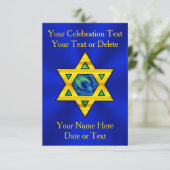 世界に一つだけの特別なバツミツバ、バルミツバの招待状 招待状 (スタンド正面)