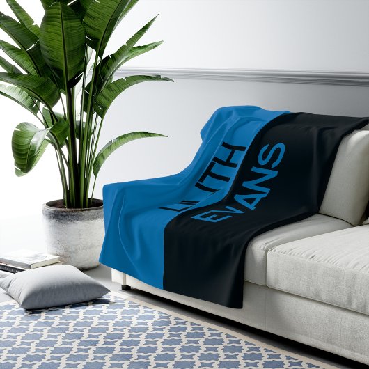 世界に一つだけの特別なブライズメイド＆誕生日ギフト - 名前入りブランケット シェルパブランケット