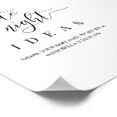 世界に一つだけの特別な結婚式　記念日サイン ポスター (角)