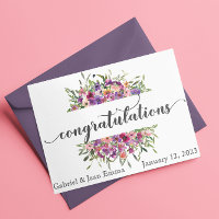 世界に一つだけの特別な結婚祝いのお花