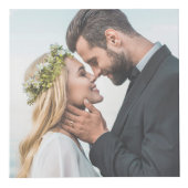 世界に一つだけの特別な記念品 新婚カップル写真 フォトキューブ (正面)