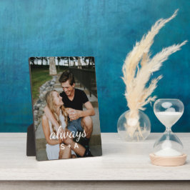世界に一つだけの特別な贈り物 - オーダーメイドのカップルギフト フォトプラーク
