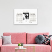 世界に一つだけの結婚誓約　写真記念品 キャンバスプリント (インサイチュ (リビング))