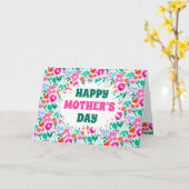 世界に一つだけの花を　ハッピーマザーズデー カード (黄色い花)