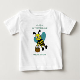 世界に一つだけの誕生年 1歳の誕生日パーティー ベビーTシャツ