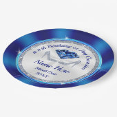 世界に一つだけの誕生日プレート オリジナルペーパー プレート　誕生日や特別な日など、どんな行事にも ペーパープレート (アングル)