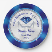 世界に一つだけの誕生日プレート オリジナルペーパー プレート　誕生日や特別な日など、どんな行事にも ペーパープレート (正面)