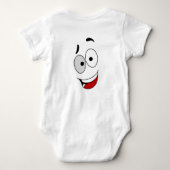 世界に一つだけの赤ちゃんに - クック アート ベビーボディスーツ (裏面)