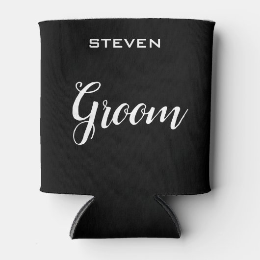 世界に一つだけの、オーダーメイドのウェディングパーティーギフト 缶クーラー (正面)