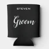 世界に一つだけの、オーダーメイドのウェディングパーティーギフト 缶クーラー (裏面)