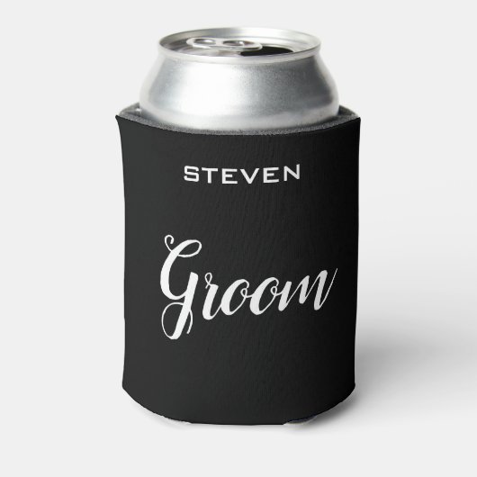 世界に一つだけの、オーダーメイドのウェディングパーティーギフト 缶クーラー (缶裏面)