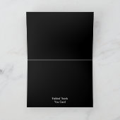 世界に一つだけの カスタマイズロゴ テキスト 折りたためる 感謝の気持ちを伝える カード (内部)