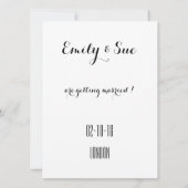 世界に一つだけの、温もりあふれる手作り風の花いっぱいのウェディング招待状 招待状 (裏面)