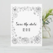 世界に一つだけの、温もりあふれる手作り風の花いっぱいのウェディング招待状 招待状 (スタンド正面)