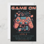 世界に一つだけの、特別な子供の誕生日パーティー招待状 招待状 (正面)