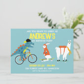 世界に一つだけの、特別な子供の誕生日パーティー招待状 招待状 (スタンド正面)