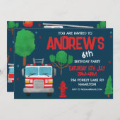 世界に一つだけの、特別な子供の誕生日パーティー招待状 招待状 (正面/裏面)