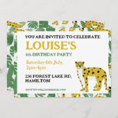 世界に一つだけの、特別な子供の誕生日パーティー招待状 招待状 (正面/裏面)