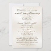 世界に一つだけの、特別な30周年結婚記念日招待状 招待状 (裏面)
