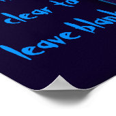 世界に伝える(ポスパーソナライズされたター) ポスター (角)