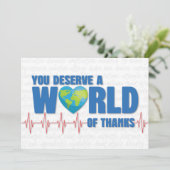 世界に値するハッピードクターデー感謝してい カード (スタンド正面)