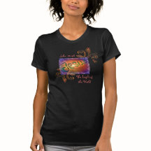 世界に光をもたらすイエス Tシャツ