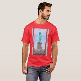 世界に光を灯す自由 ラザルス詩 Tシャツ