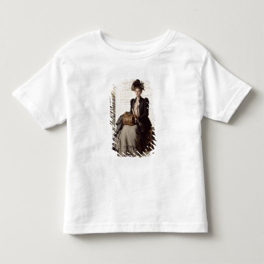 世界に入ること トドラーTシャツ (正面)