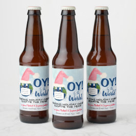世界に向けて!パンデミおもしろいックホリデー応援 ビールラベル