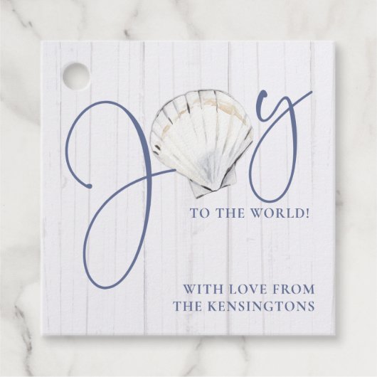 世界に向け航海のたクリスマスの海の幸 フェイバータグ (正面)