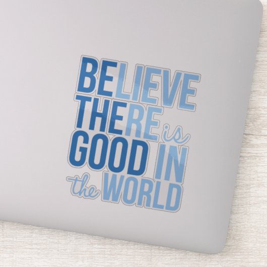世界に善を 広げるための inspirational ビニールステッカー シール (詳細)