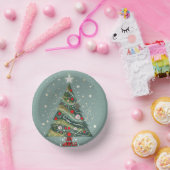 世界に喜びをクリスマスの木 ペーパーボウル (パーティー)