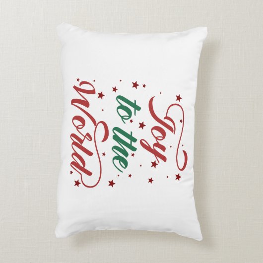 世界に喜びを与える アクセントクッション (裏面(縦))