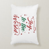 世界に喜びを与える アクセントクッション (正面(垂直))